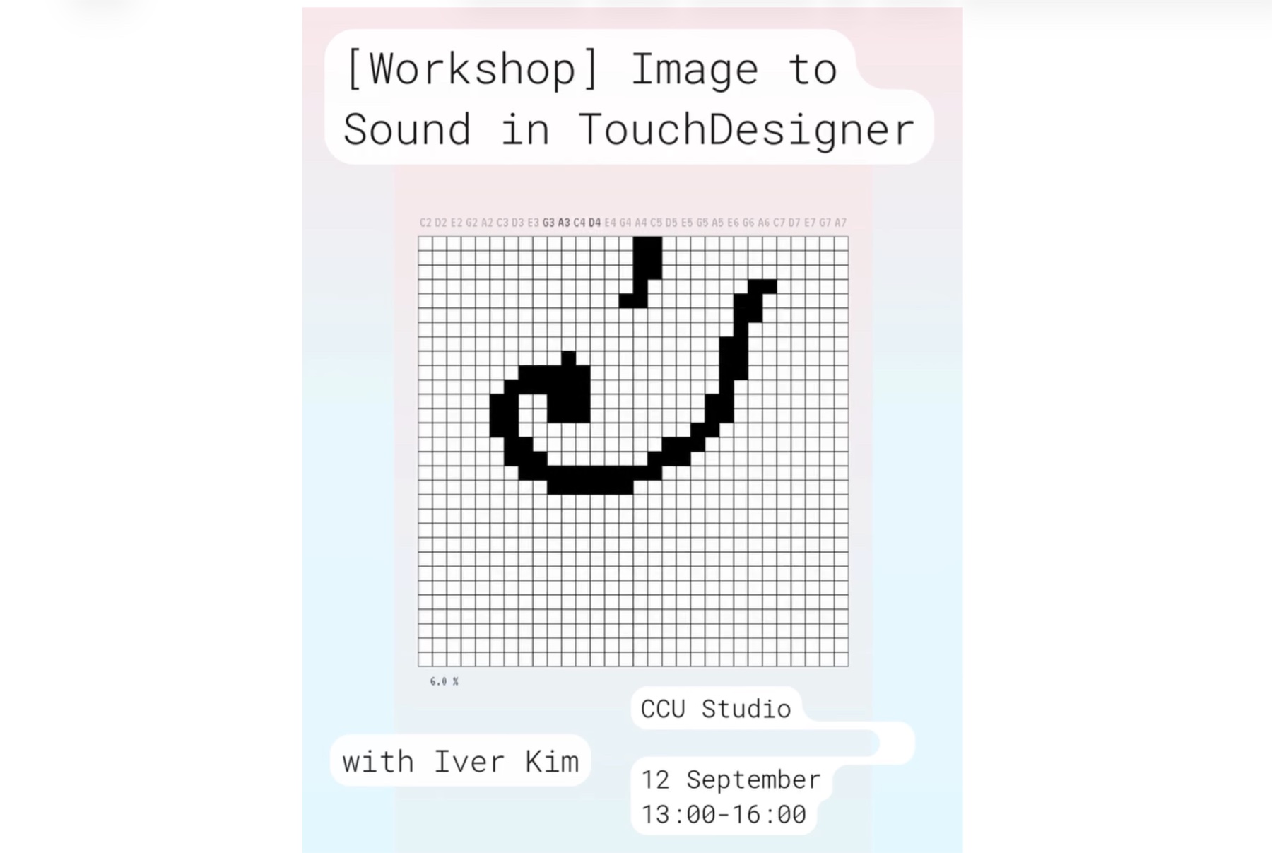 Image to Sound in TouchDesigner